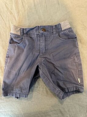 Sammy + Nat Blue Elastic-Waist Kids Shorts
